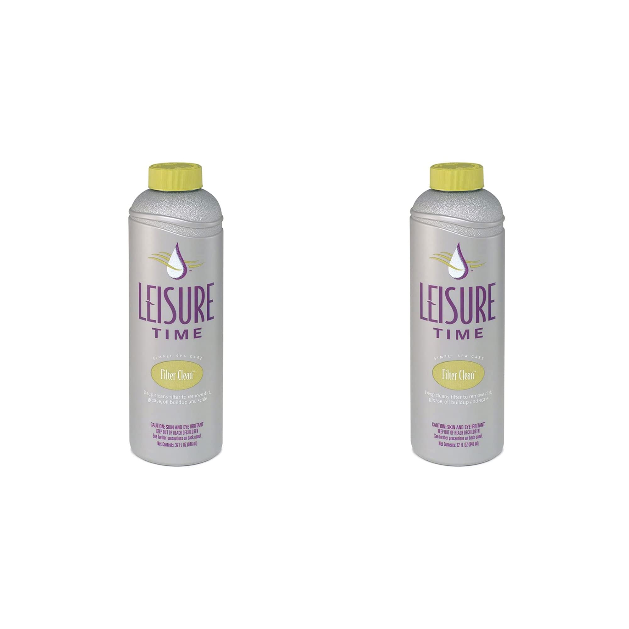 Leisure Time O-02BX Filter Clean, 1-Quart, 2-Pack