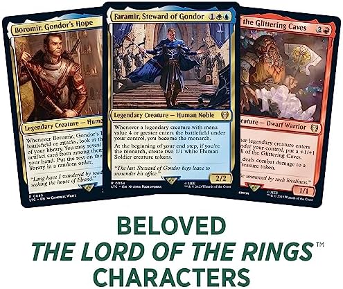 Magic: The Gathering The Lord of The Rings: Tales of Middle-Earth Commander Deck Bundle – Includes Pack of 4 Decks
