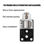 Sahvaim Hotend Heating Assembly Up to 390℃ for Bambu Lab A1/A1 Mini 3D Printer Hotend Heating Component Mounting Accessories,Contains Thermistor, Ceramic Heater, Base,Clip,Quick-Change Kit