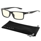 GUNNAR - Premium Reading Glasses - Blocks 35% Blue Light - Vertex, Onyx, Clear Tint, Pwr +2.0