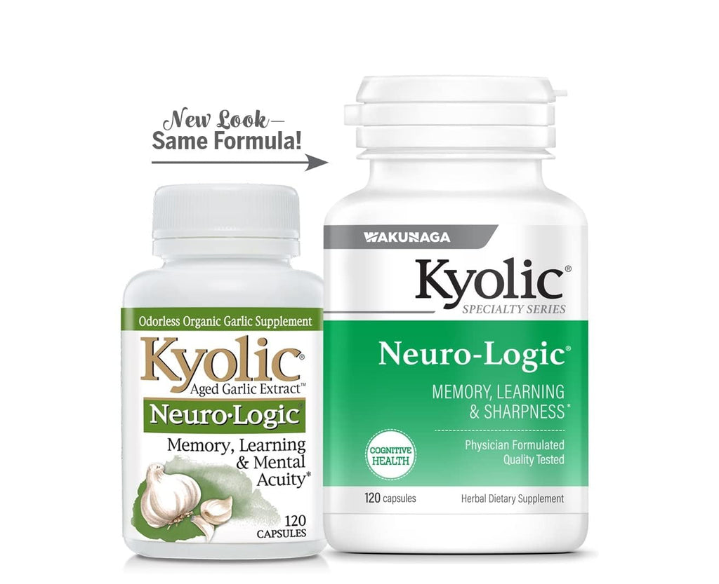 Kyolic Specialty Series Neuro-Logic, 120 Capsules (60 Servings)