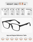 JOLISU Reading Glasses for Women, 5 Pack Black Blue Light Blocking Readers, Lightweight Cheaters Classic Eyeglasses with Spring Hinge(2.50)
