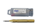 TEMO M35 Cobalt Spiral Flute 12 Size Step Drill Unibit 3/16 Inch to 7/8 Inch Plus Auto Center Punch Set