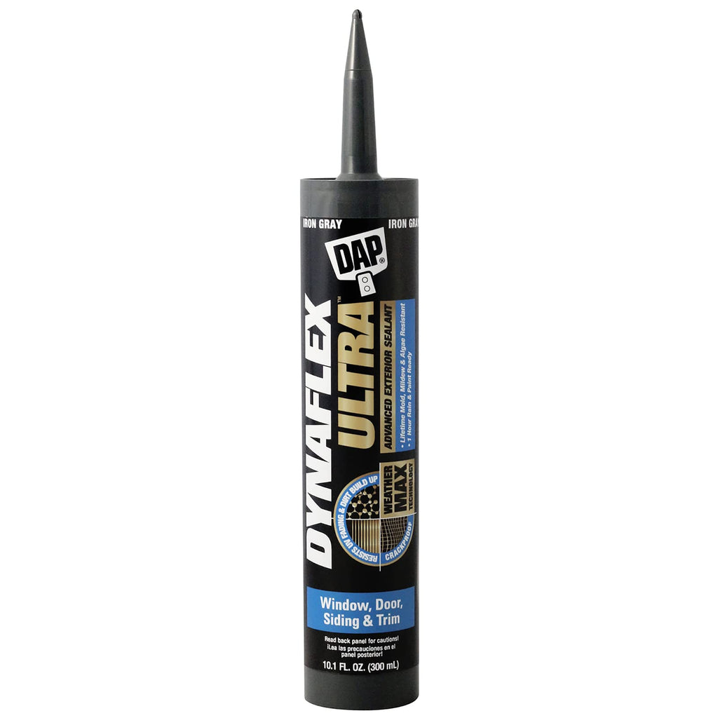 DAP Dynaflex Ultra Advanced Exterior Sealant, Iron Gray, 10.1 Oz (7079818215)