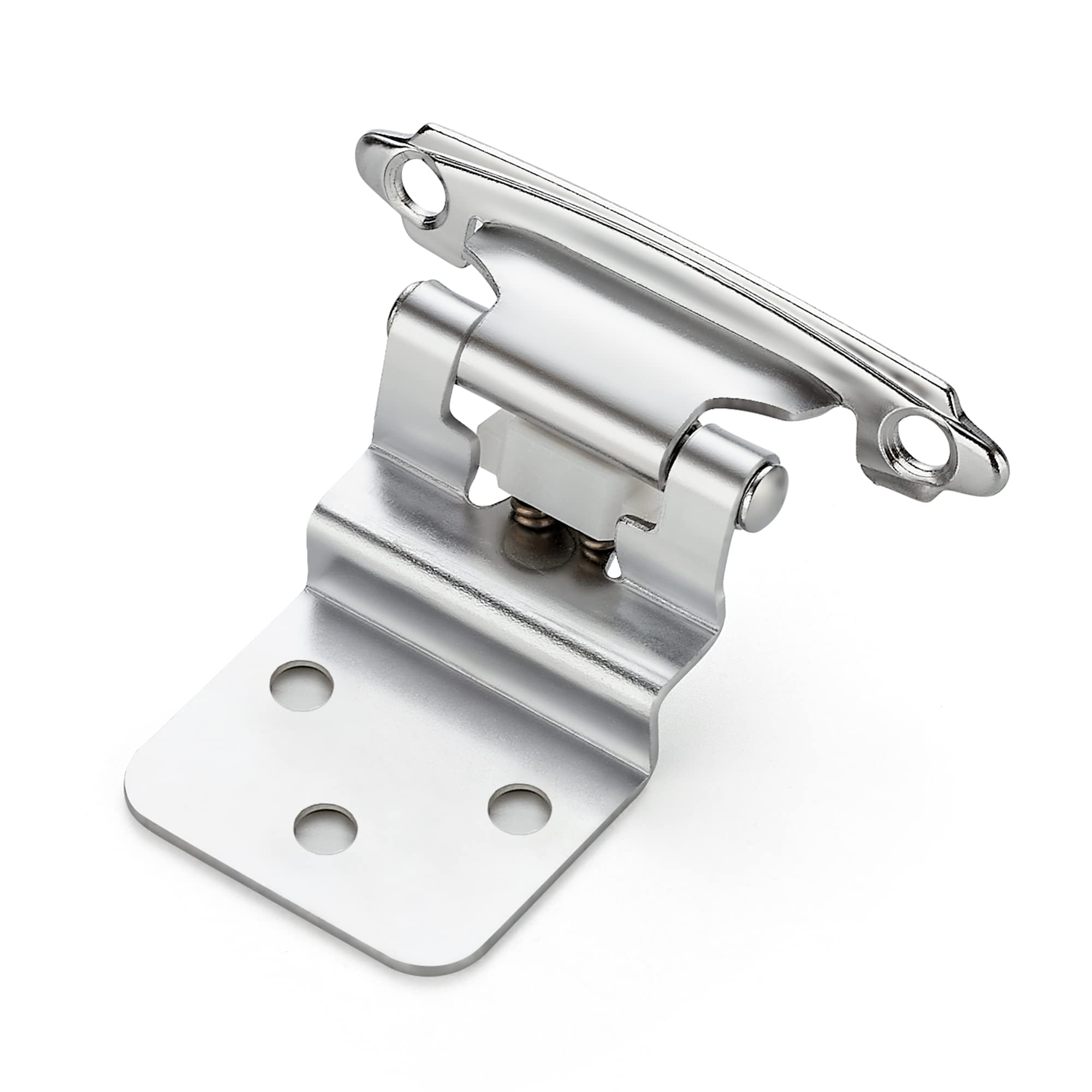Ravinte 30 Packs (15 Pairs) 3/8 inch Inset Polished Chrome Cabinet Hinges Kitchen Cabinet Hinges Self Closing Hinges for Kitchen/Bathroom/Furniture Cabinets & Doors,Decorative Cabinet Hardware