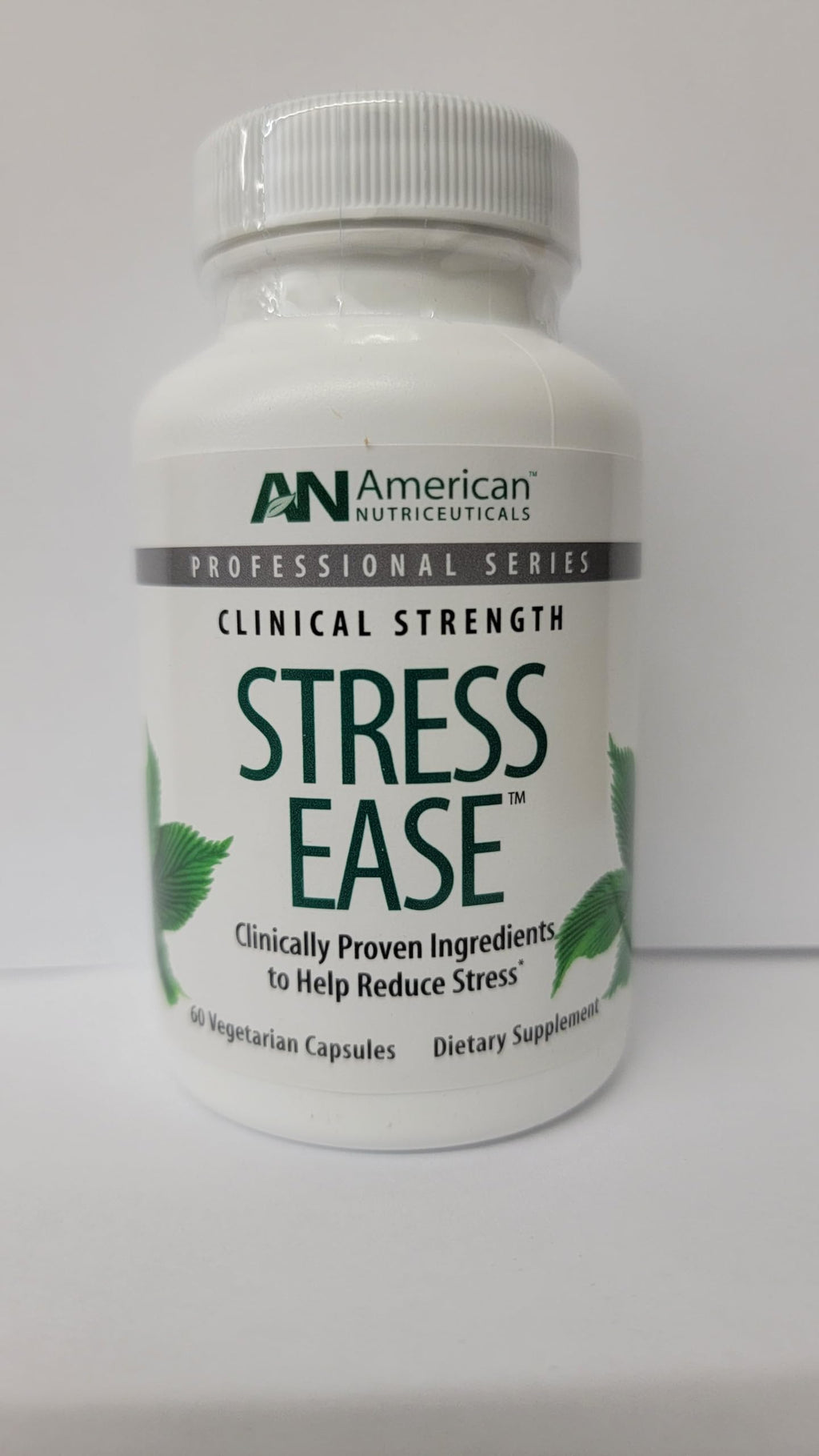 Vitality C American Nutriceuticals - Stress Ease - Theanine Stress Balance Supplement - for Calming, Mood Support, and Cortisol Reducer - Contains Senoril, Lemon Balm etc. (1-2 Month Supply)