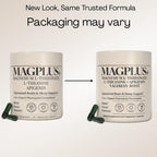 MAGPLUS+ Magnesium L-Threonate w Apigenin & L Theanine | 7-Ingredient Sleep Blend | Brain, Memory, & Sleep Support | Liposomal Magnesium Threonate Supplement (60 Capsules)