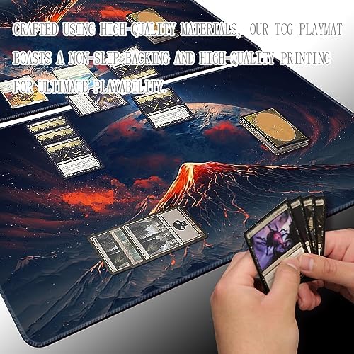 Board Game 14x24in MTG Playmat Compatible for OCG CCG RPG TCG Playmats (MTG3-No Zone)