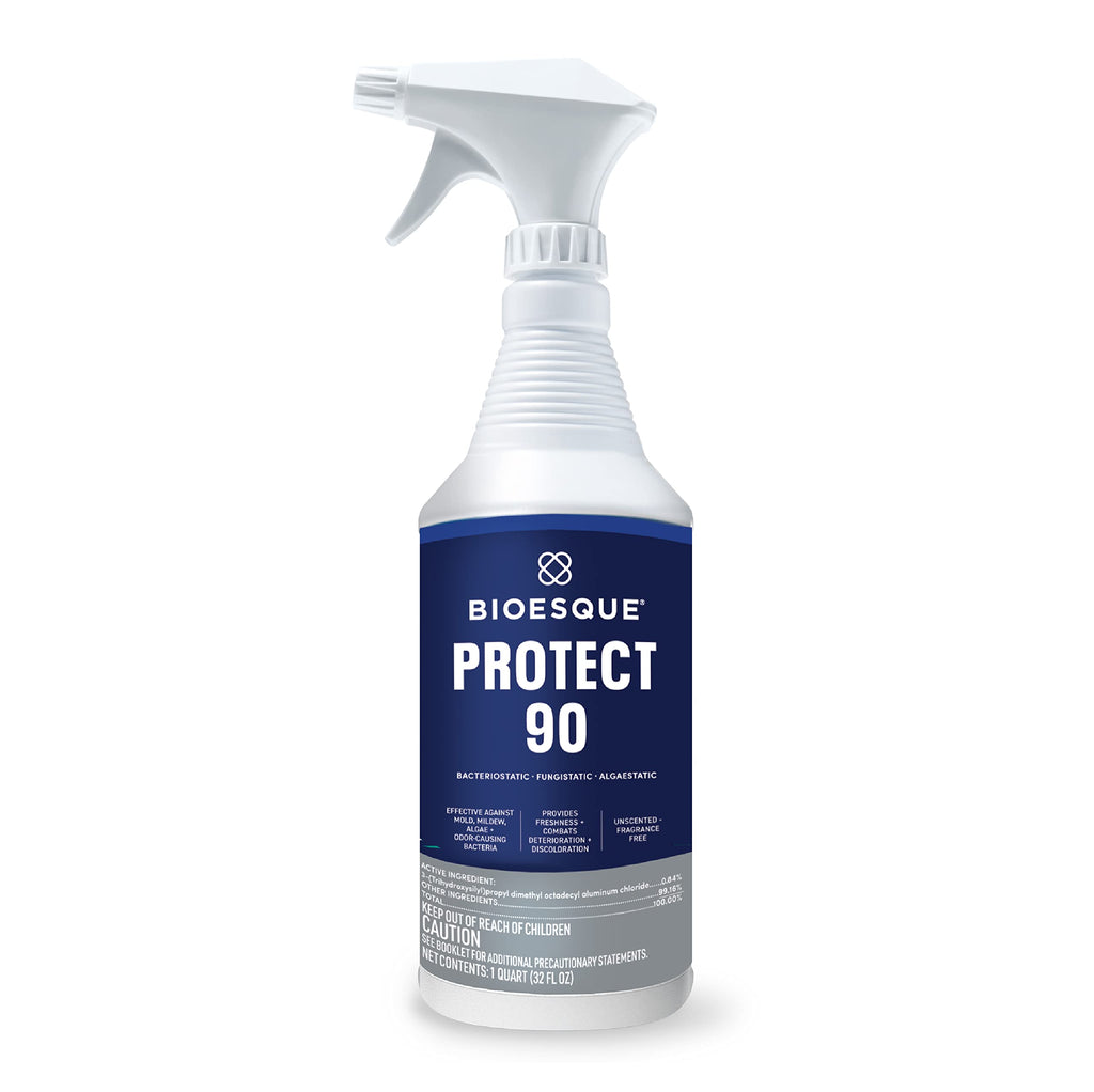 Bioesque Protect 90, Heavy Duty Bacteriostatic, Fungistatic, Algaestatic Formula, Effective Against Mold, Mildew, Algae, & Odor Causing Bacteria, 32 Fluid Ounce (Pack of 12)