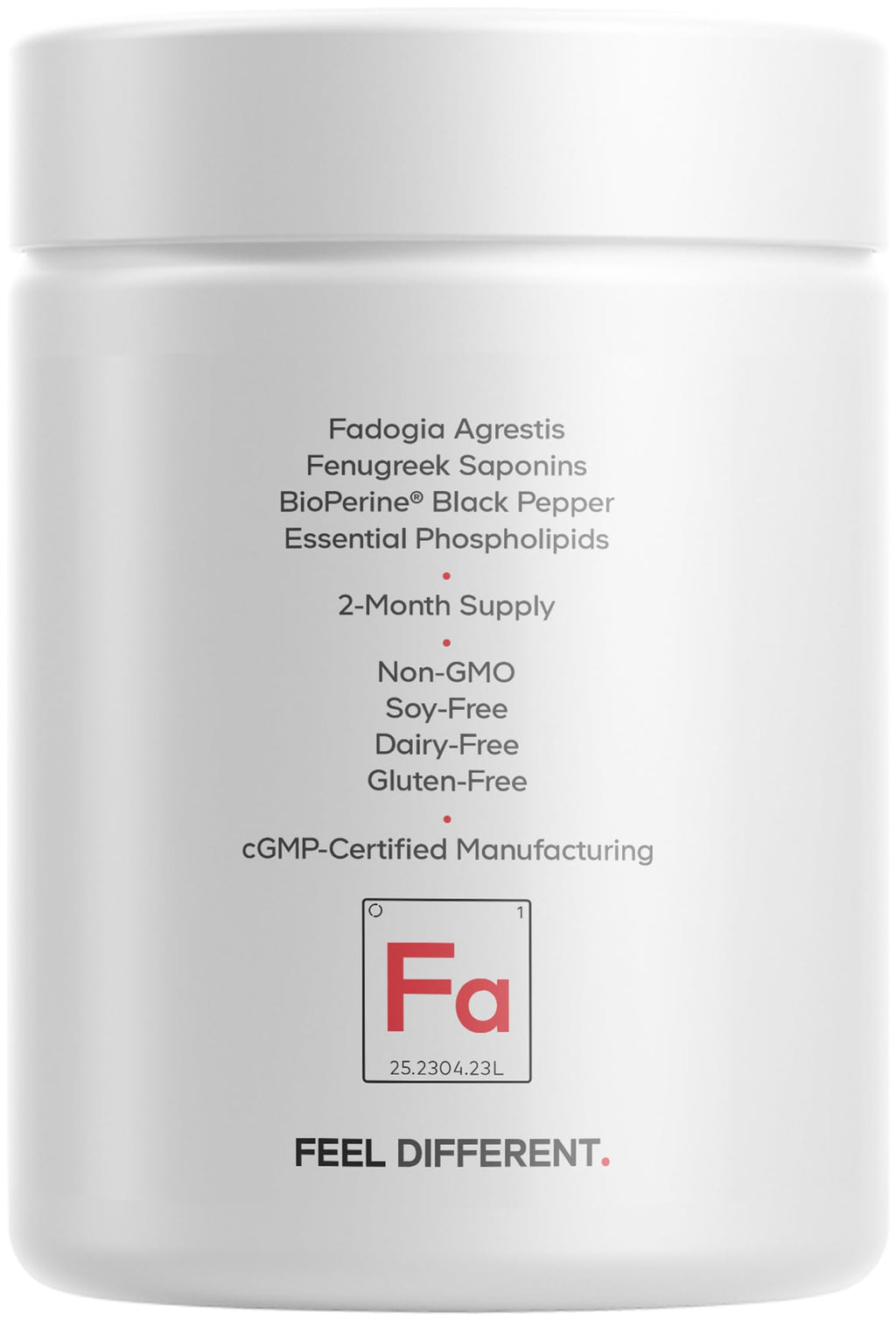 Codeage Liposomal Fadogia Agrestis 600mg, Zinc, Vitamin D3, 60 Capsules