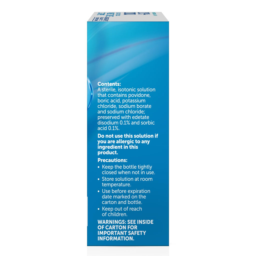 Eye Drops by Renu, for Redness Relief and Dry Eyes, Lubricating and Rewetting Drops, 8 mL, (Pack of 4)