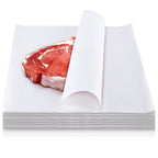 Sublimation White Butcher Paper Disposable Butcher Paper Sheets Square Meat Sheet Precut No Wax for Heat Press, Wrapping Meat, Art Project(100 Pieces,17 x 17 Inches)