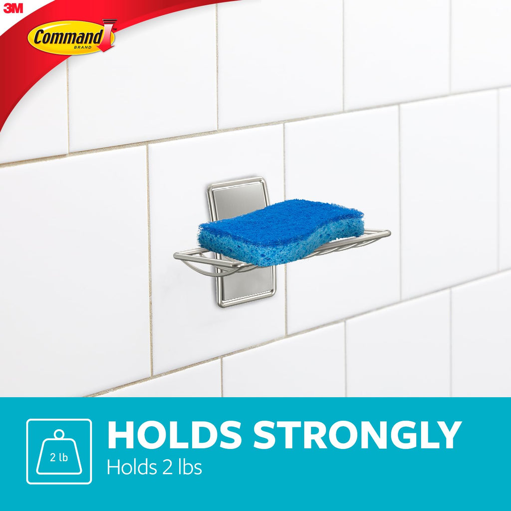 Scotch-Brite Zero Scratch Sponge & Command Storage Bundle