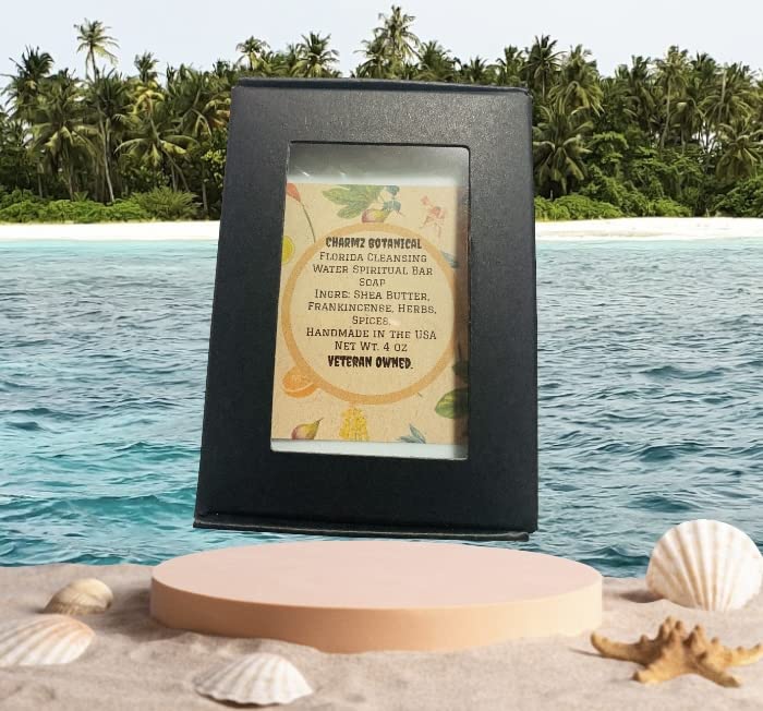 Florida Cleansing Water Bar Handmade Soap to Cleanse Your Body This Soap has a Floral Refreshing Scent.