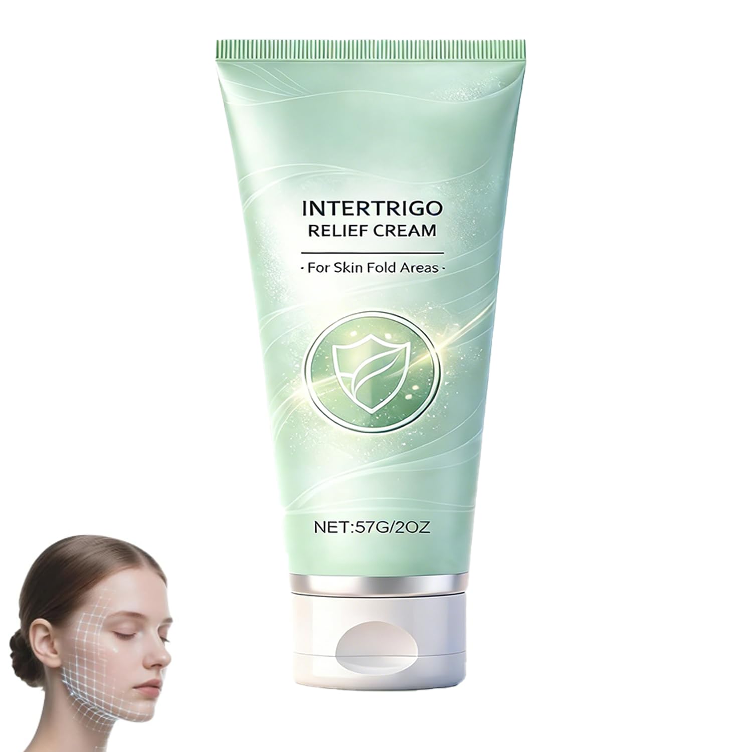 XQMVCO 2026 New Intertrigo Cream, Intertrigo Cream for Skin Folds & Chafing | Moisture & Friction Control | Daily Gentle Skin Care for Underarms, Inner Thighs, Under-Breast