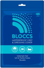 BLOCCS 100% Waterproof Cast Covers for Shower Arm - Swim Cover, Cast Bag for Bath. Durable Cast Sleeve for Swimming - #ASA70 - Adult Short Arm