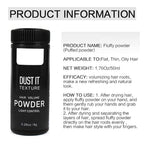 Styling Volume Powder for Soft & Fluffy Hair All Day - 8g Root Lifting Powder, No Mess Dust Application