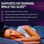 (2 Pack) Night Time Weight Loss Pills for Women - Advanced Weight Loss Supplement - Fat Burners for Women - Diet Pills That Work Fast - Belly Fat Burner - Appetite Suppressant - Made in USA