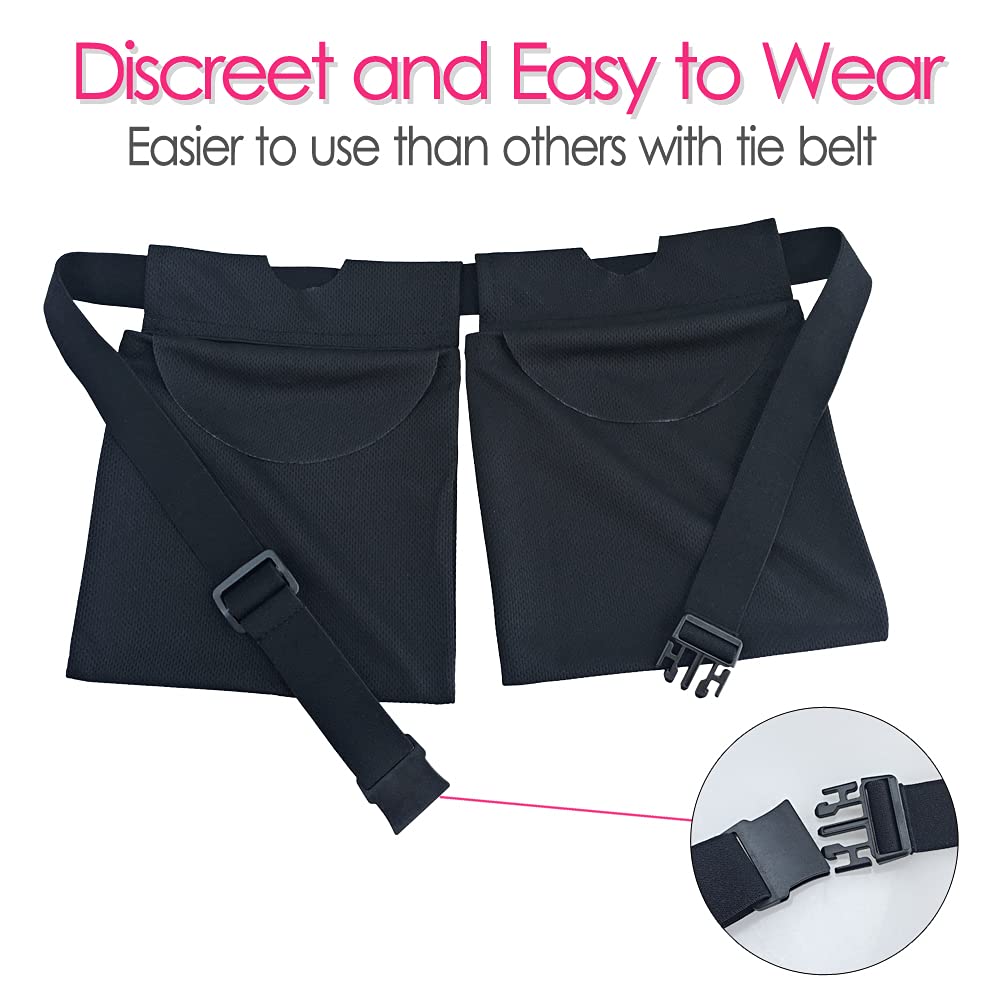 Breathable Drain Holder After Tummy Tuck Mastectomy Drainage Quick Dry Pouch Belt Supplies Mesh Nephrostomy Shower Bag for JP Drains Bulb Breast Post Surgery Black