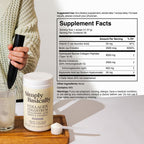 Simply Basically Colostrum Powder & Collagen Peptides, Biotin, Hyaluronic Acid & Vitamin C | Gut Health & Bloating, Immune Support, Hair, Skin & Nails Supplement | Unflavored | 11g Per Serving