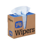 PIG Heavy Duty Shop Towels for Oil and Grime - 1 Dispenser Box of 75 Wipes - Each Wipe is 9.5' x 16' - PM50575