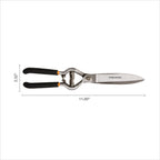 Fiskars 5" Forged Grass Shears, Handheld Grass Clippers for Lawn & Garden
