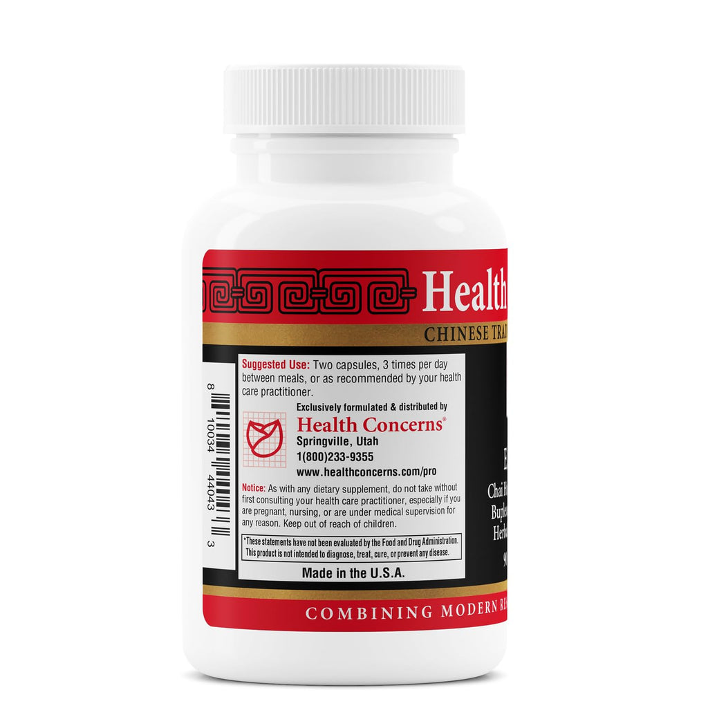 Health Concerns Ease 2 – Liver & Digestive Support – Relieves Neck Shoulder Tension – Chinese Herbal Formula – Natural GI Health Support – Bupleurum & Cassia Herbal Supplement – 90 Capsules