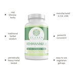 Elanen Naturals Liu Wei Di Huang Wan, Rehmannia 6, Six Flavor Rehmannia, 100 Vegetable Capsules