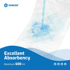 SUNKISS Trustplus Booster Pads 15" x 4", Extra Absorbency for Adult Incontinence Diapers/Underwears, Odor Control, 26 Count