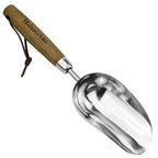Haliaeetus Potting Soil Scoop, Bend Proof Stainless Steel Gardening Scoop