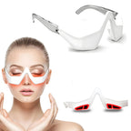 Revitalise Eyes Red Light Therapy Glasses,Microcurrent Eye Beauty Device Botanique Paris under Eye Device Revital Eyes Bag Remover for Reduce Dark Circles Puffiness Wrinkles Relax Eye Strain