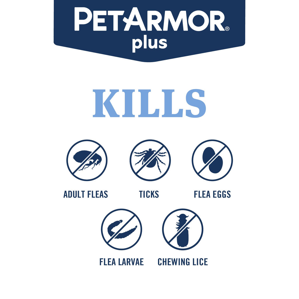 PetArmor Plus Flea & Tick Topical Dogs 5-22 lbs, 6-Month
