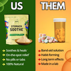 Stomach Soothe Soothe Naturals Acid Reflux Powder - L Glutamine for Gut Health, Acid Reflux Medicine, Leaky Gut Repair, Gut Lining Repair, Gut Health (30 Servings)