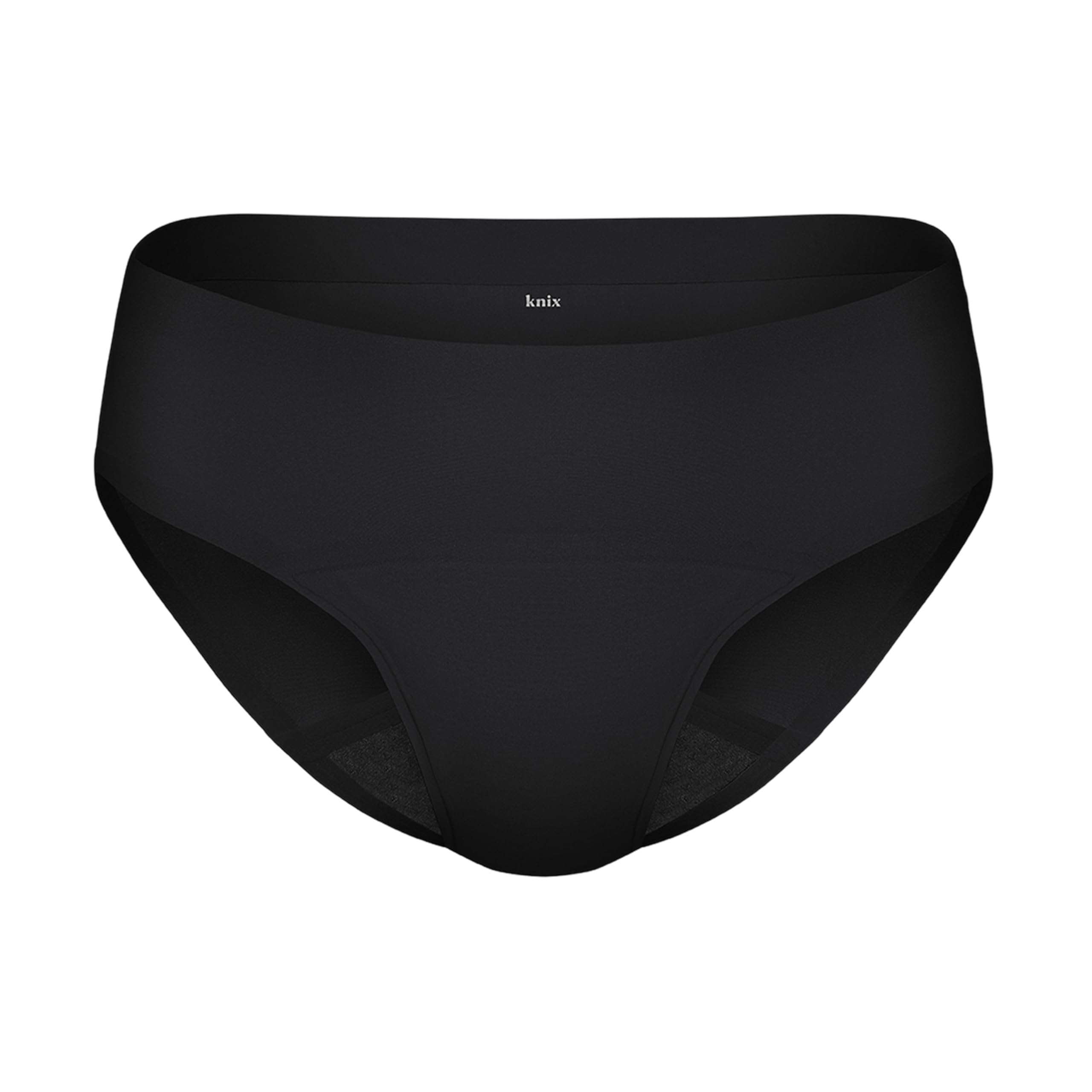 KNIX Super Leakproof Bikini - Period Underwear for Women - Machine Washable, Reusable - Black, Small (1 Pack)