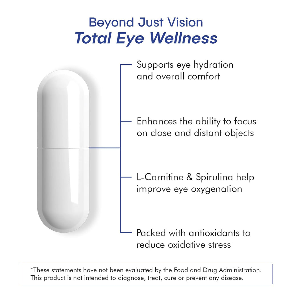 VisiUltra Eye Health Supplement ��� 14 Essential nutrients for Clear Vision, Blue Light Protection, and Long-Term Eye Health. Supports Clarity and Eye Wellness. 60 Capsules. (1 Pack)