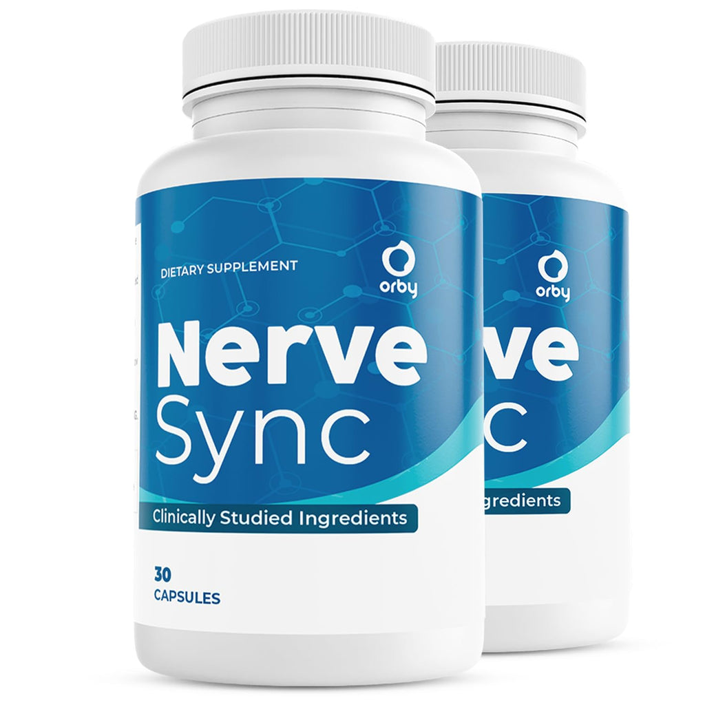 Orby NerveSync – Natural Daily Wellness Supplement with Plant-Based Ingredients – Non-GMO, GMP Certified, Made in USA – 30 Capsules, 2-Month Supply
