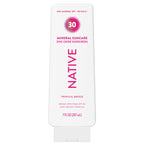 Native Sunscreen Lotion Tropical Breeze SPF 30, 100% Mineral SPF for Face & Body Broad Spectrum UVA UVB for Men & Women, Suitable for Sensitive Skin & Hawaii Compliant, Lightweight & No Residue, 7oz