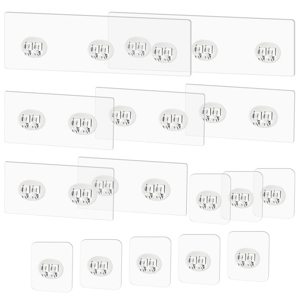 EILKBLA 15 Pack Shower Caddy Adhesive Replacement - Strong No Drilling