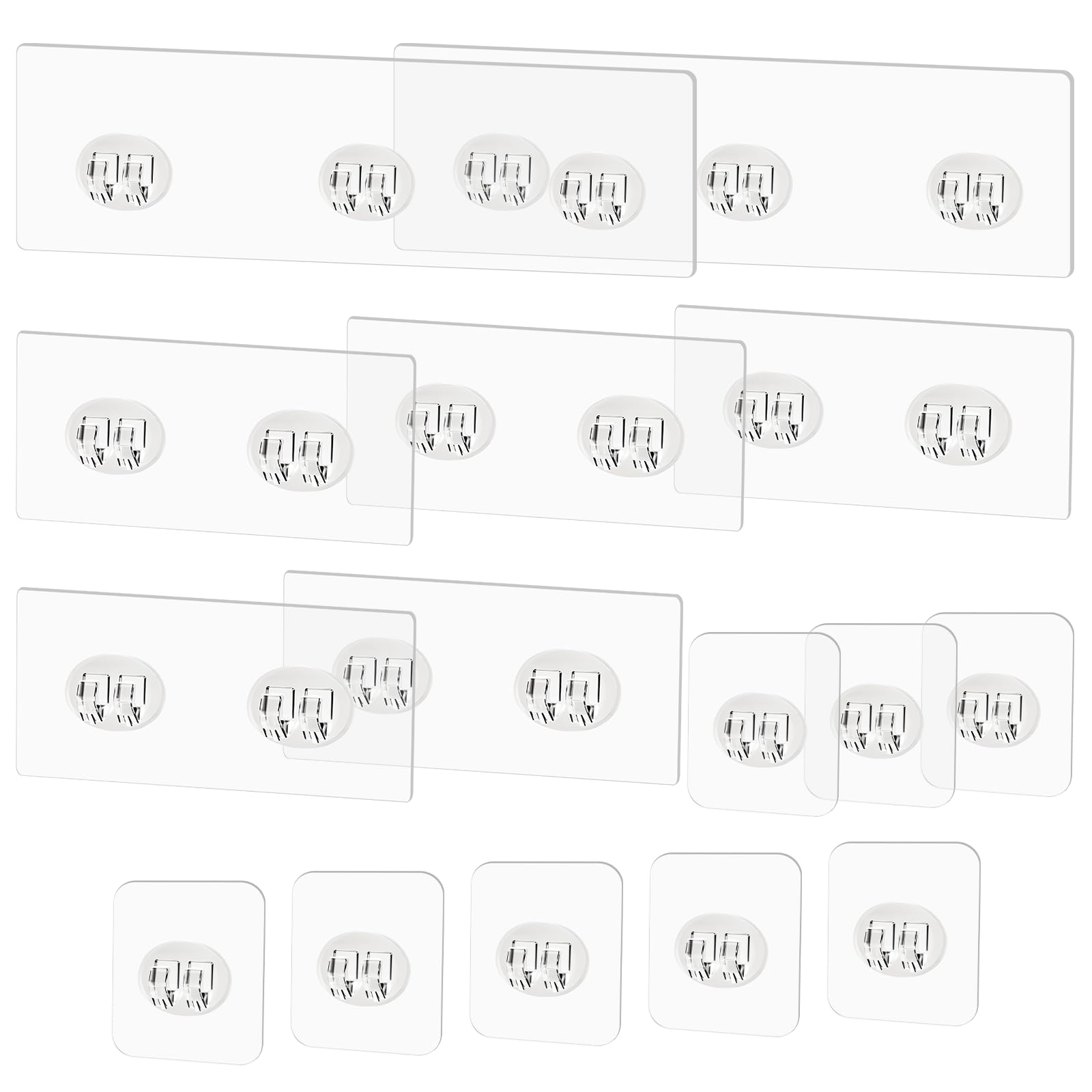 EILKBLA 15 Pack Shower Caddy Adhesive Replacement - Strong No Drilling