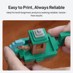 ELEGOO RFID PLA Filament 1.75mm Sea Green 1KG, Auto Identification 3D Printer Filament Compatible with Canvas, Dimensional Accuracy +/-0.02mm, 1kg(2.2lbs) Spool for Most 3D Printers