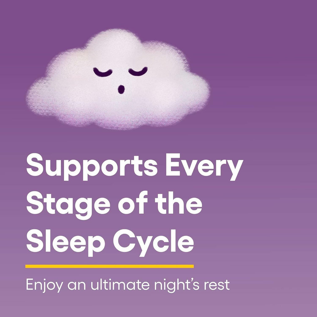 Natural Factors Tranquil Sleep - Calm Sleep Health Supplement - Relaxation Support Supplement with Melatonin & 5-HTP - 60 Chewable Tablets (30 Servings)