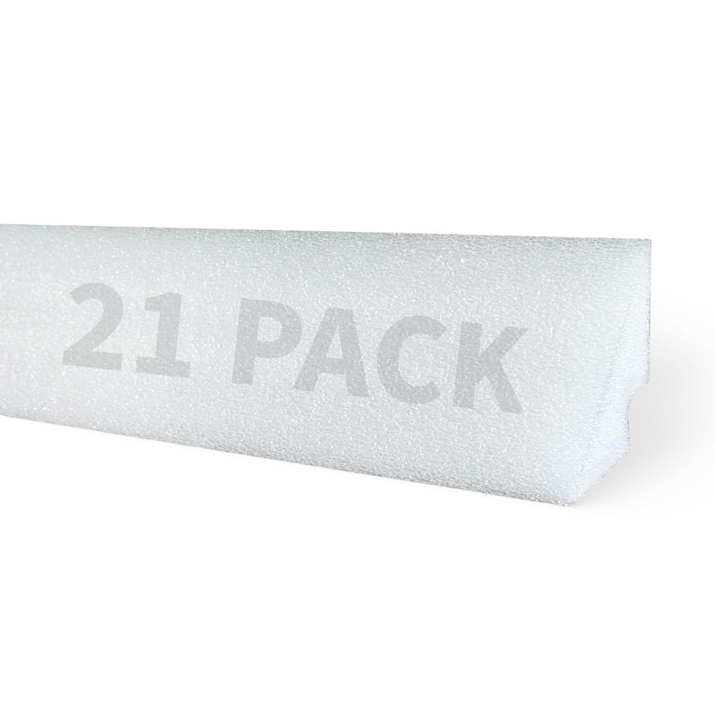 Blue Wave Peel and Stick Pool Cove for Above Ground Pools, 21-Pack – Resilient HDPE Construction – 85-Ft of Total Liner Coverage for up to 27-Ft Round or 18x33-Ft Oval Pools – Sand Cove Alternative