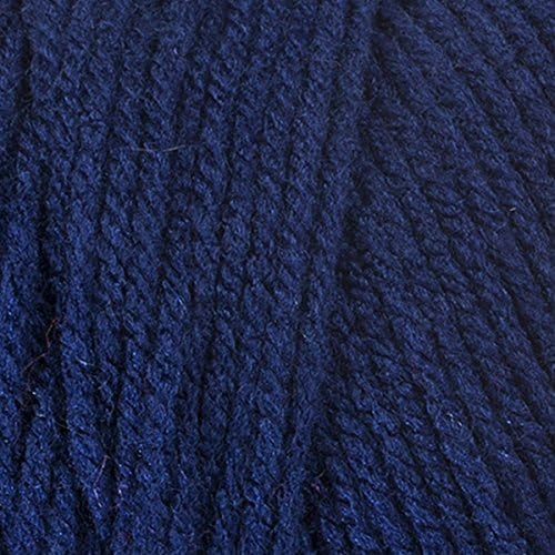 Red Heart with Love Navy E400-1801 (3-Skeins - Same Dye Lot) Worsted Medium #4 Acrylic Yarn for Crocheting and Knitting with Project Bag