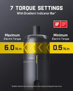 Fanttik S2 Pro Electric Screwdriver, Cordless Screwdriver Set, 7 Torque Settings, 0.5 to 6N.m, 20 Magnetic Bits, 1/4''Hex Shank, with 90° Angle Adapter, for Furniture, Household Repairs(Space Grey)