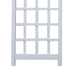 Dura-Trel Cambridge Wall Mounted Garden Vinyl Trellis, 28" x 75", White