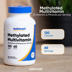 Nutricost Methylated Multivitamin 120 Capsules, 60 Servings - 23 Vitamin & Minerals Per Serving