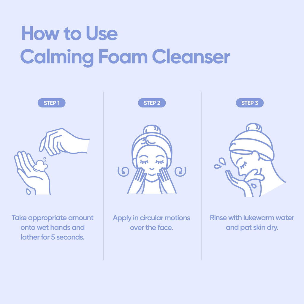 BANILA CO Clean It Zero Calming Foam Cleanser | Rich Lather Hydrating Cleansing With Soothing Finish | CICA Relief for Sensitive Skin | Vegan & Hypoallergenic (150ml / 5.07 fl.oz)