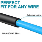 1-1/2(39mm) Heat Shrink Tubing - 3:1 Marine Grade Shrink Wrap - Large Waterproof Wire Cable Heat Shrink Tubing with Adhesive Lined - Industrial Heat Shrink Pipe Insulating Sleeve,5 Ft