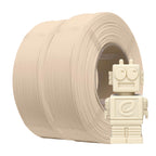 eSUN PLA Basic Refilament 1.75mm, 3D Printer Refill High Speed PLA for Fast Printing, 1KG per Roll, 2 Rolls Spoolless 3D Printing Filament for High Speed 3D Printers, Bone White