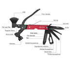 RoverTac 14-in-1 Multitool Camping Axe Hatchet – Essential Camping Gear with Knife, Hammer, Saw, Bottle Opener, Screwdriver – Multi Tool with Sheath – Gifts for Men, Dad, and Outdoor Adventures
